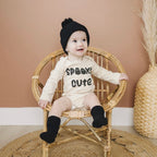 Black Pom Beanie