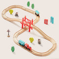 Wooden Train Set for Children
