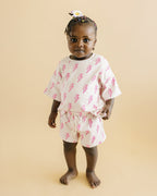 Shorts Set | Pink Bolts