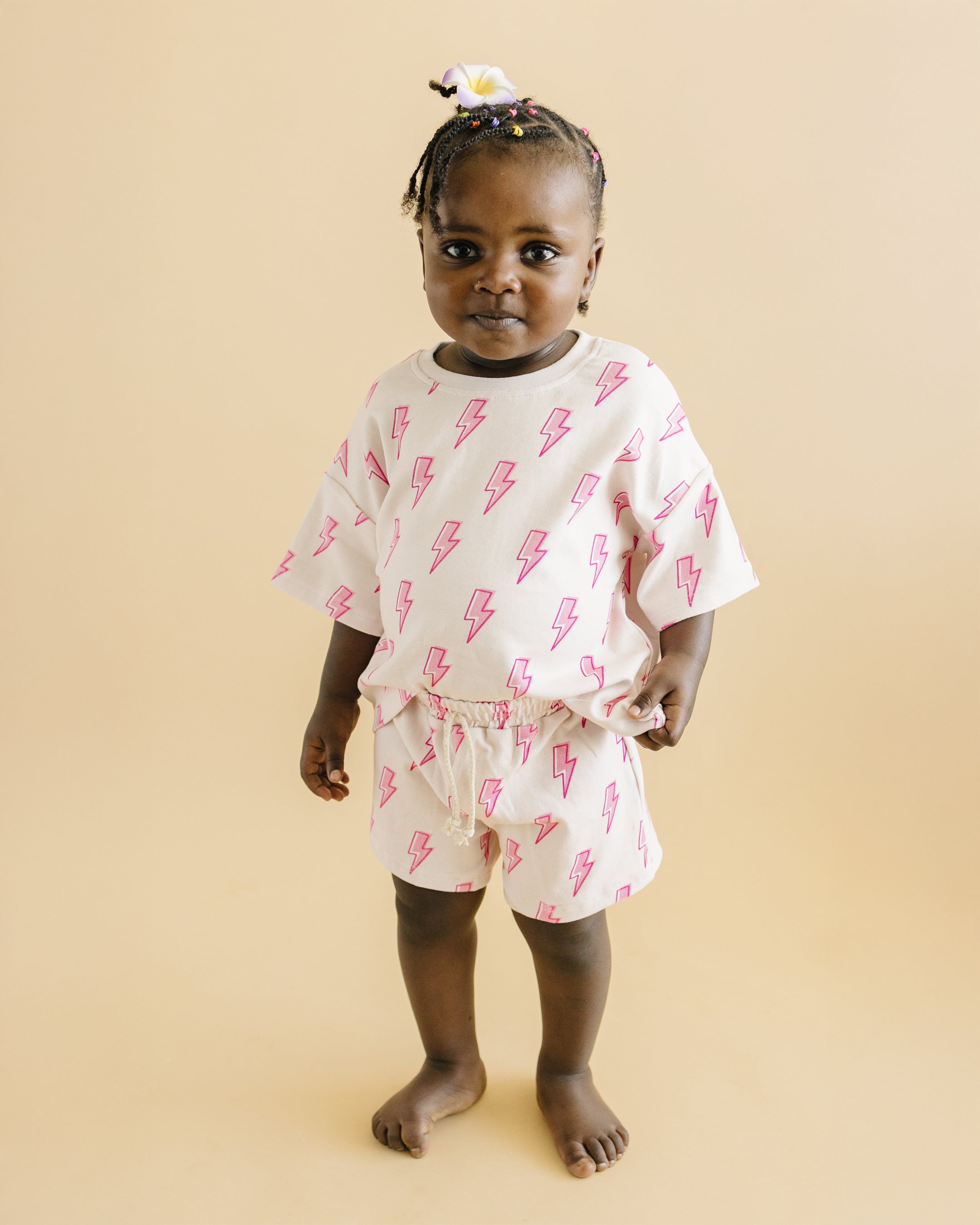 Shorts Set | Pink Bolts