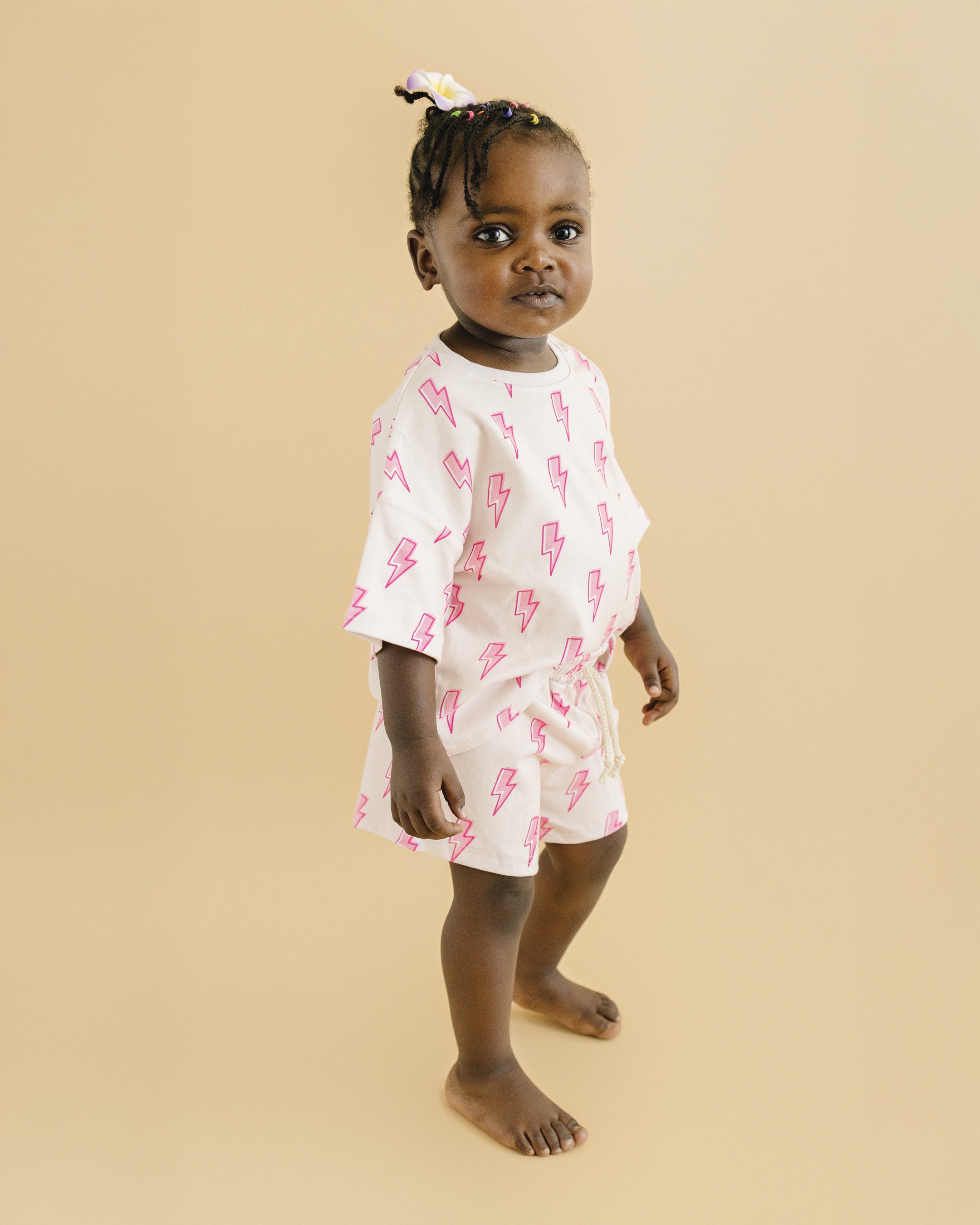 Shorts Set | Pink Bolts