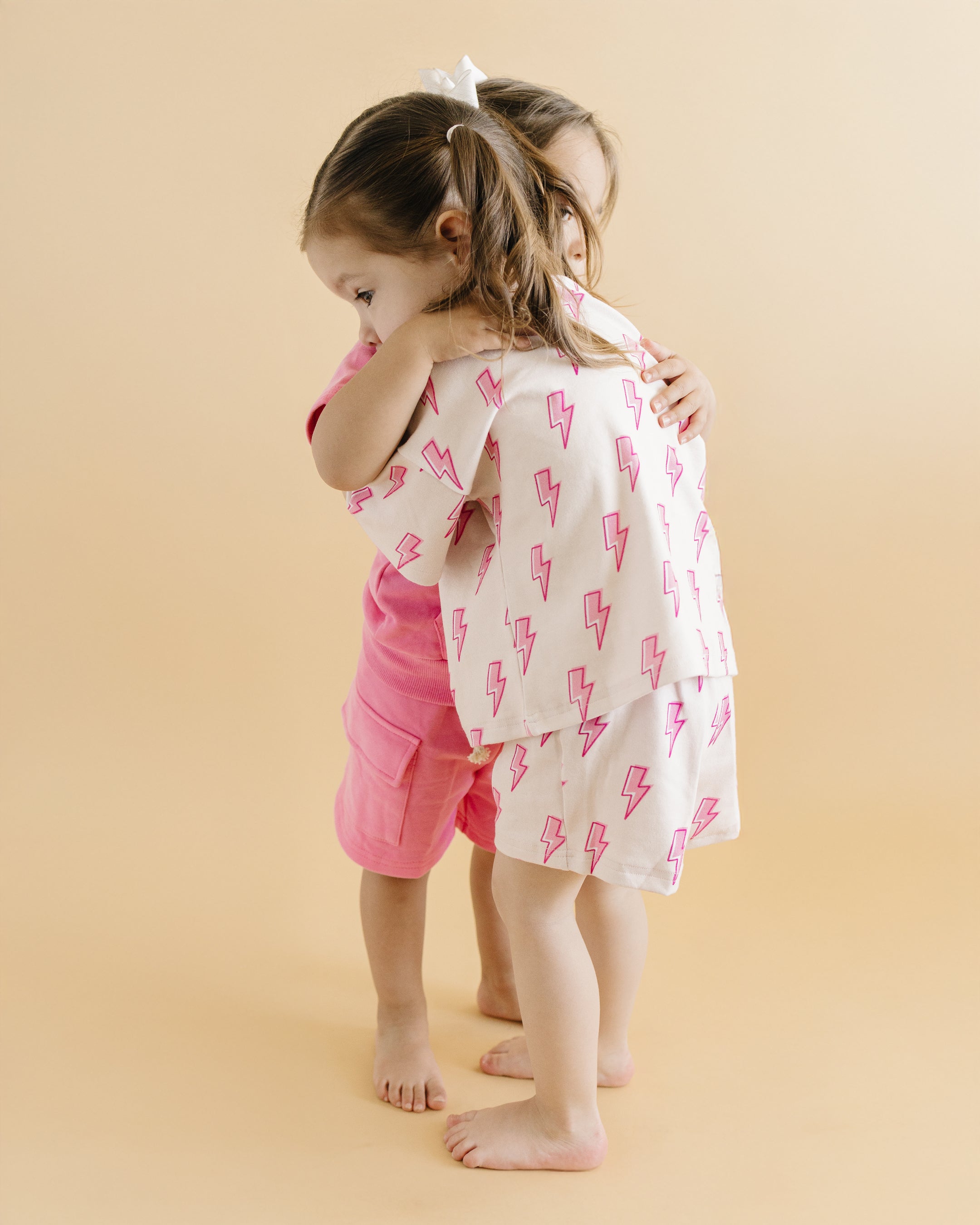 Shorts Set | Pink Bolts