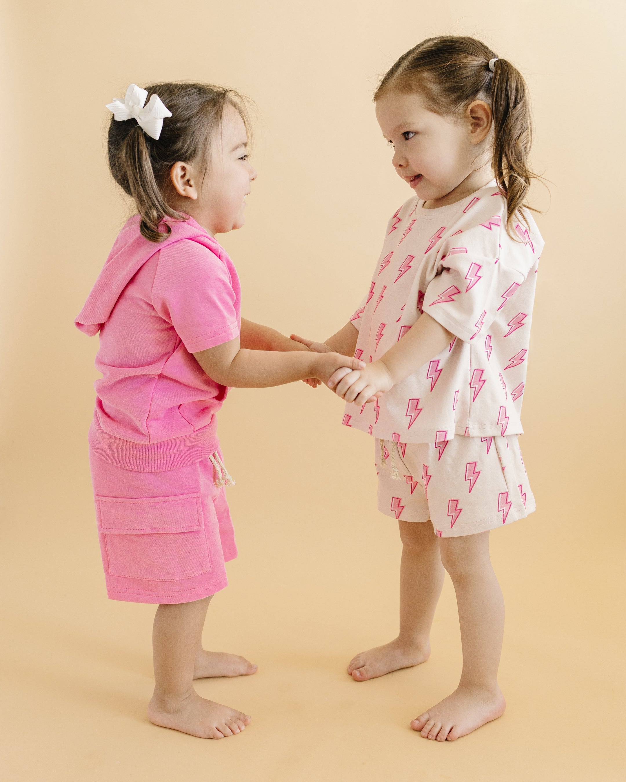 Shorts Set | Pink Bolts