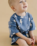 Shorts Set | Blue Bolts