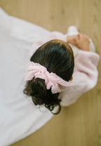 Pink Scrunchie Scarf