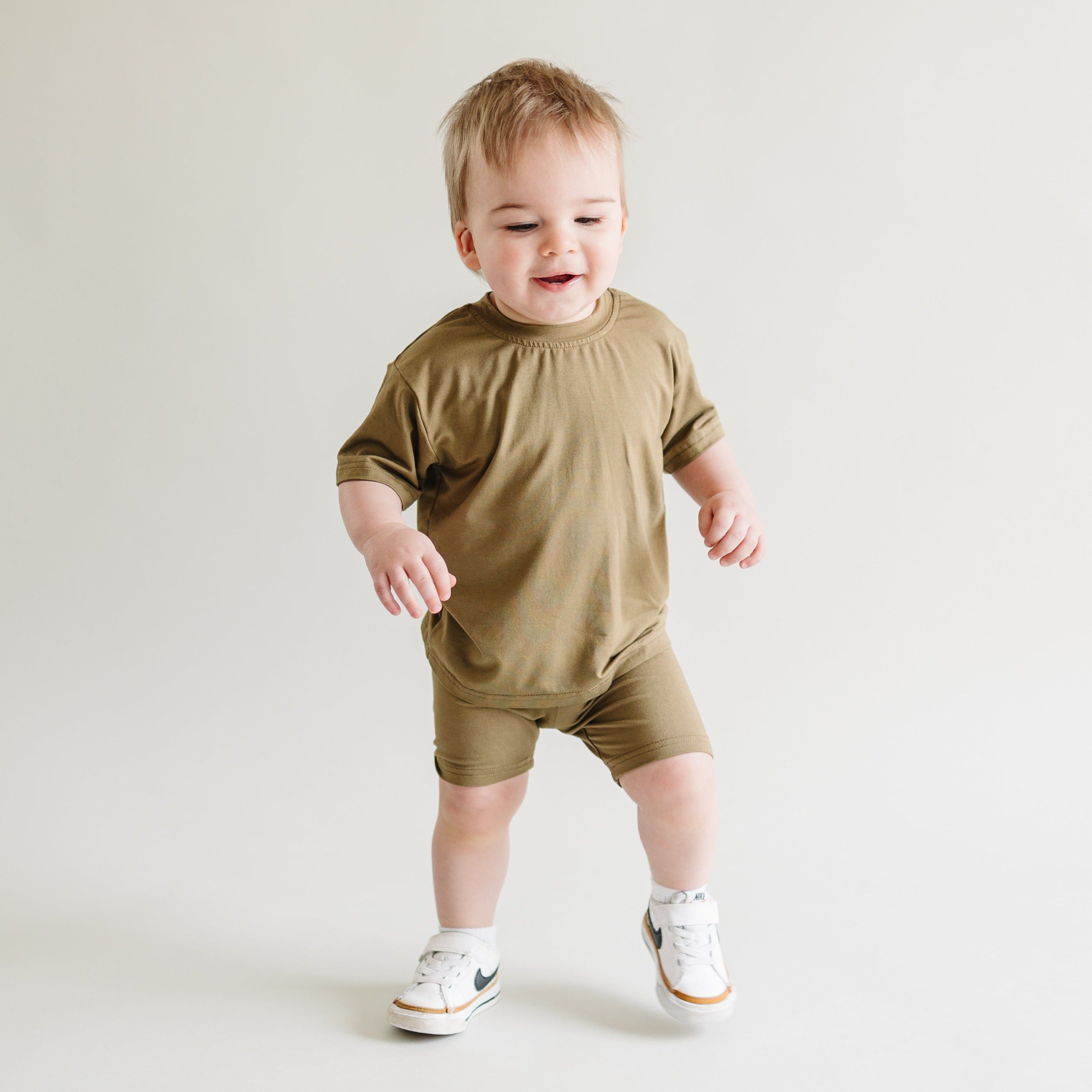 Tee & Bike Shorts Set