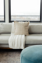 Nightingale Woven Fringe Pillow
