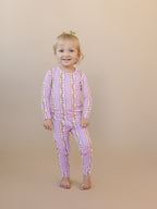 Bamboo Two Piece Set | Gingham & Flowers