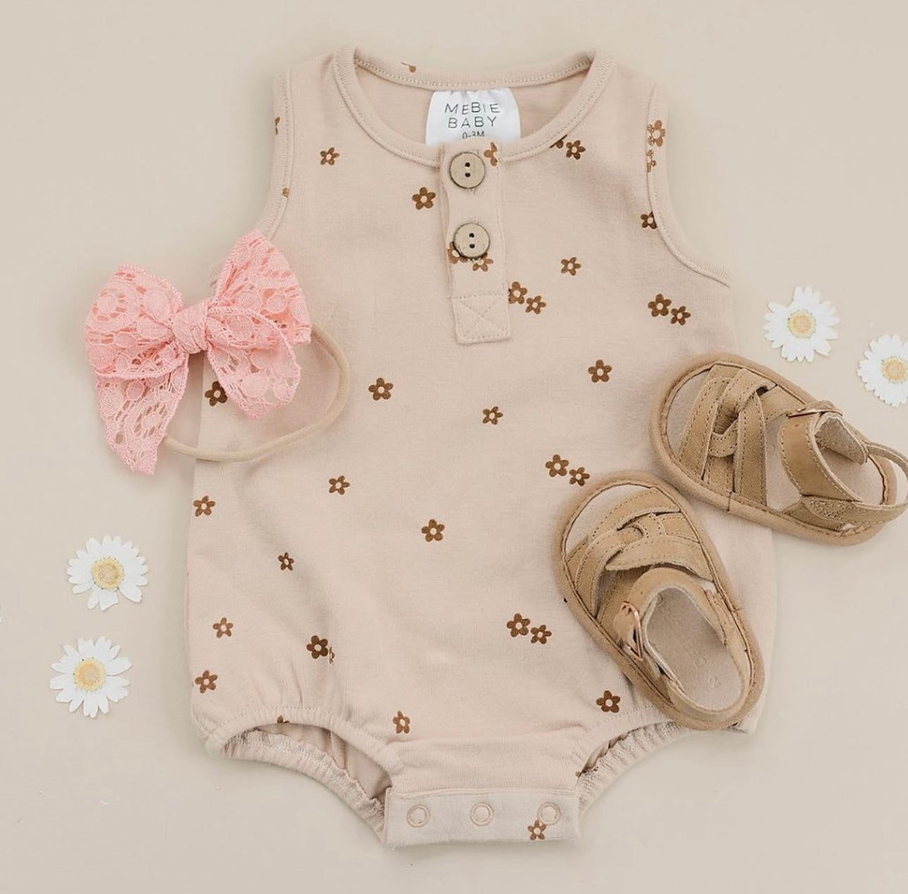 Coral Lace Bow