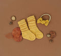 Mustard Scrunchie Socks