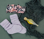 Purple Scrunchie Socks