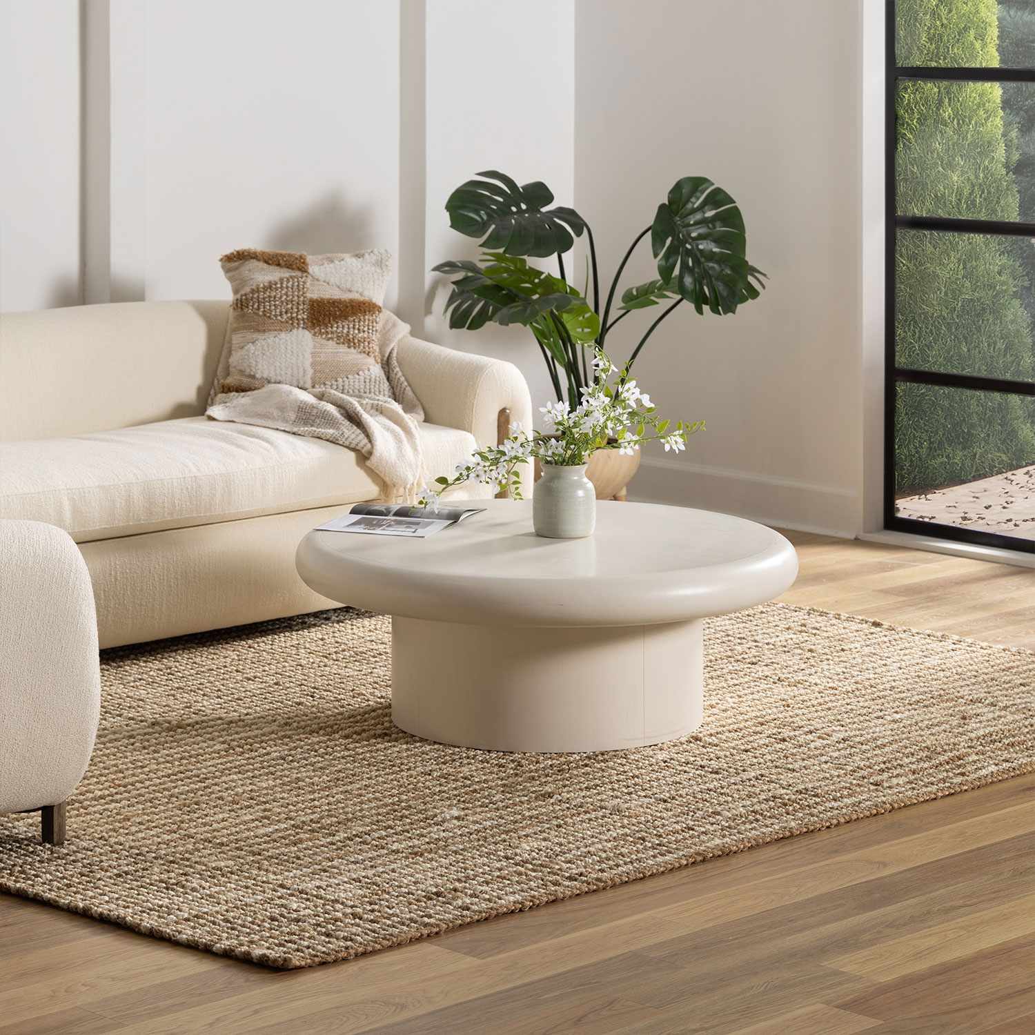 Ambel Camel Jute Rug