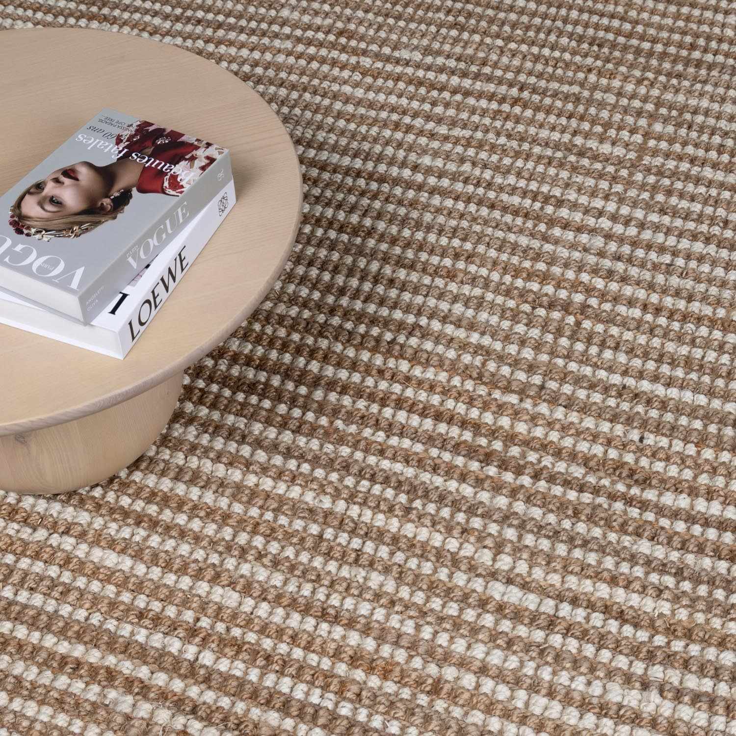Ambel Camel Jute Rug