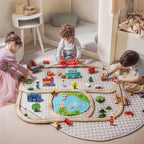 Wooden Train Set for Children