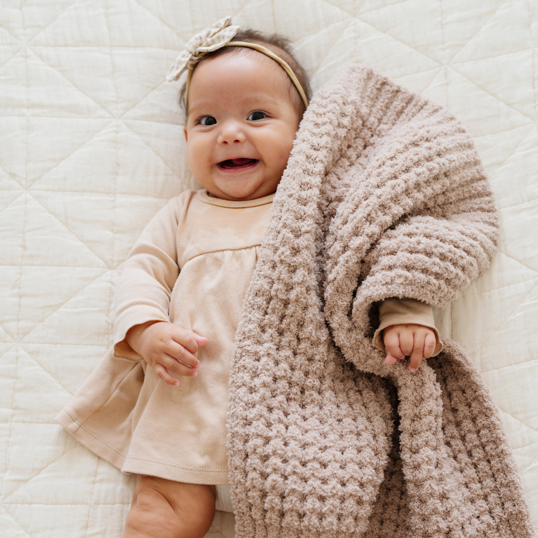 WAFFLE KNIT MINI BLANKETS