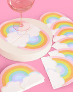 Rainbow Napkins - 25 foil napkins