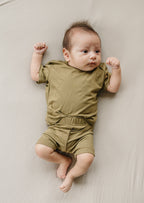Tee & Bike Shorts Set
