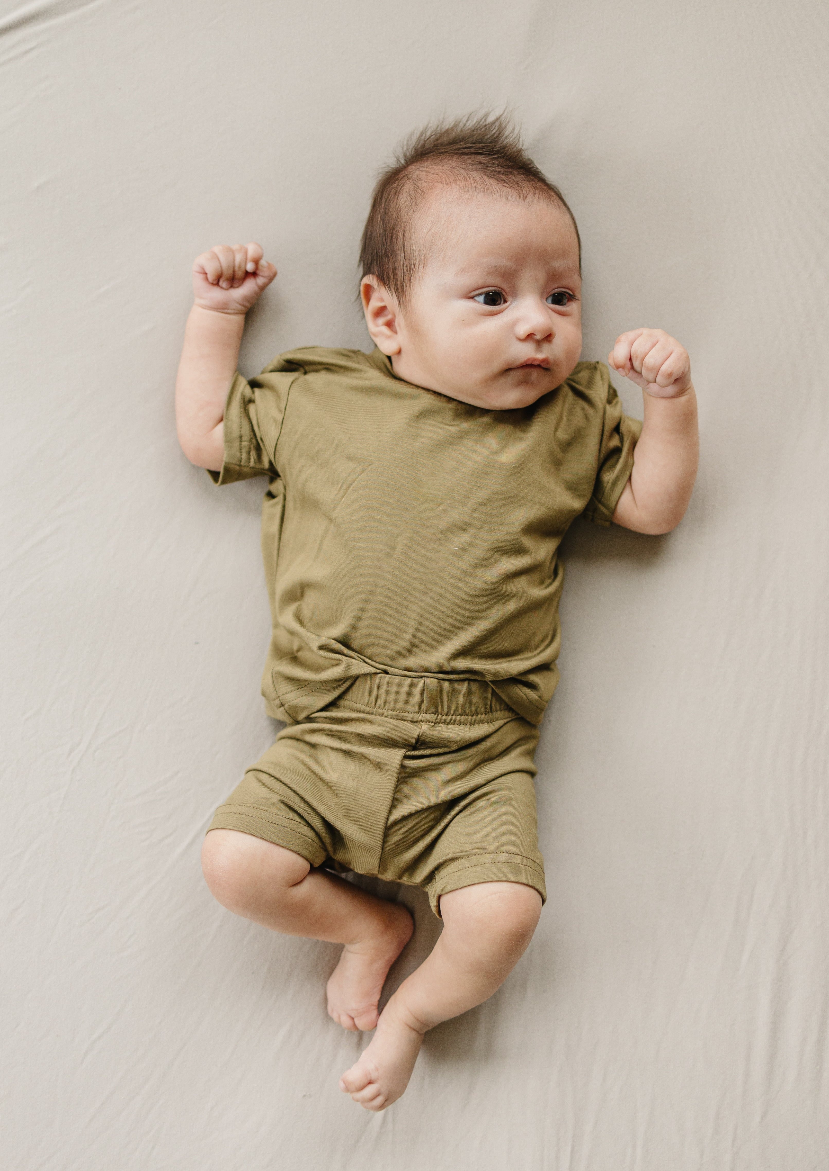 Tee & Bike Shorts Set