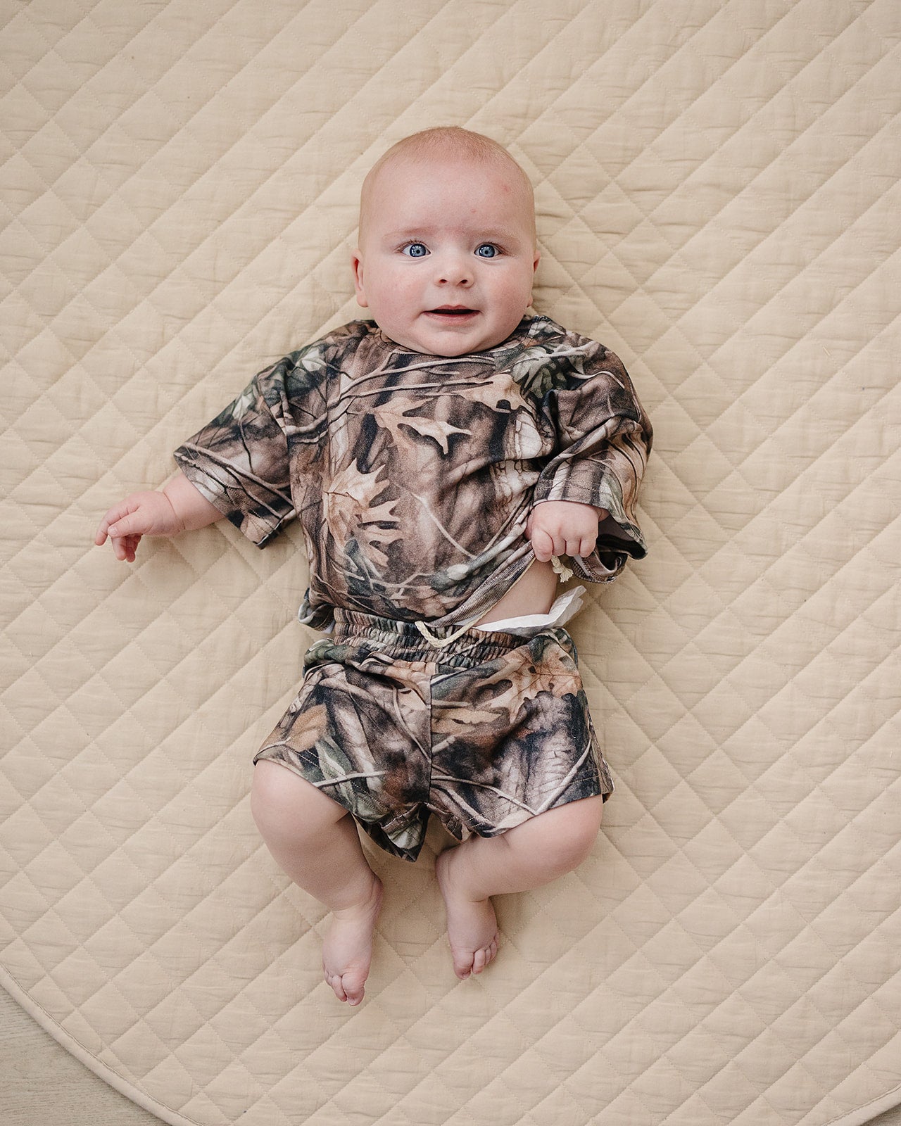 Shorts Set | Brown Camo