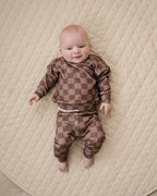 Jogger Set | Espresso Checkered