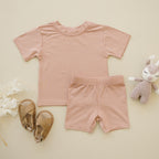 Tee & Bike Shorts Set