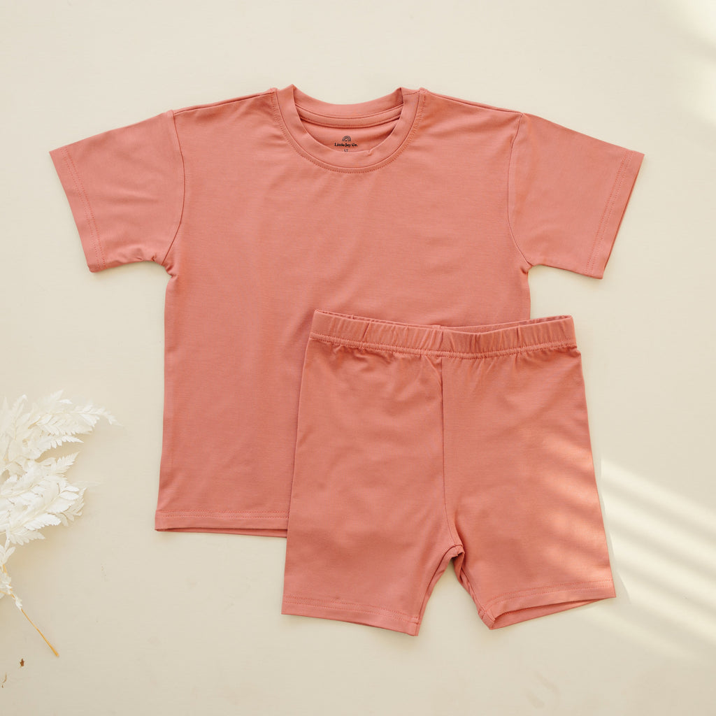 Tee & Bike Shorts Set