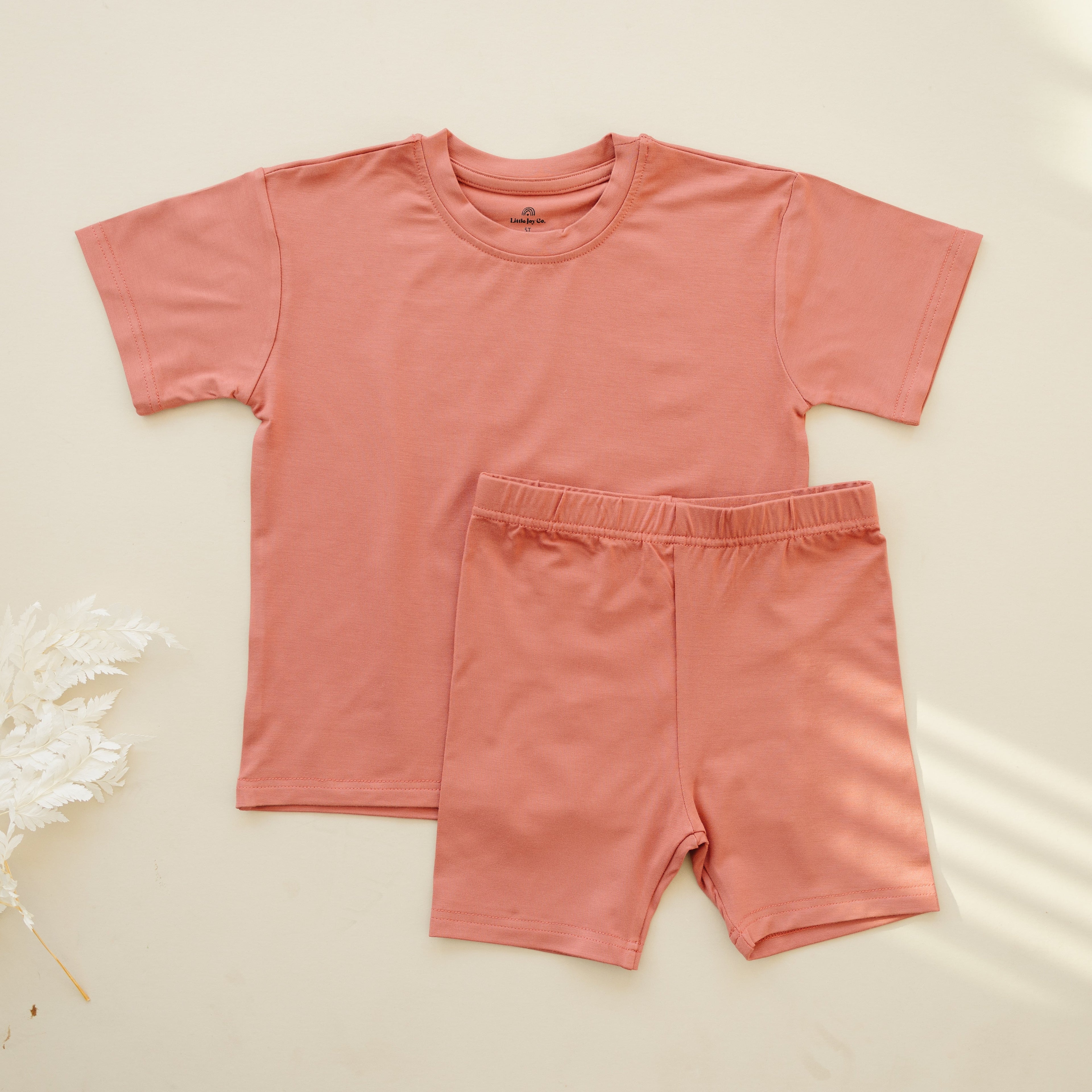 Tee & Bike Shorts Set