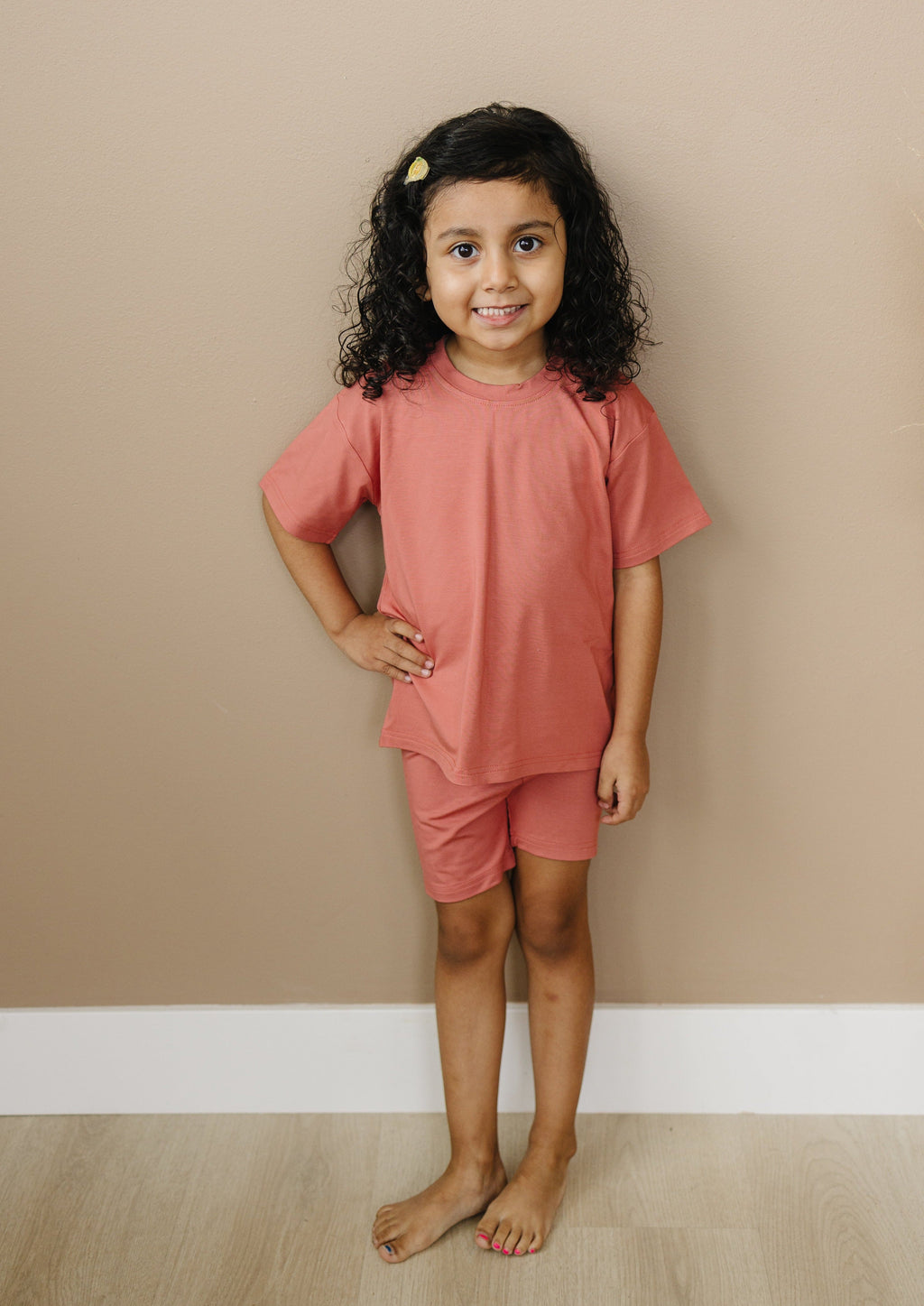 Tee & Bike Shorts Set