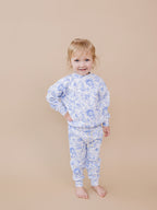 Jogger Set | Blue Flowers