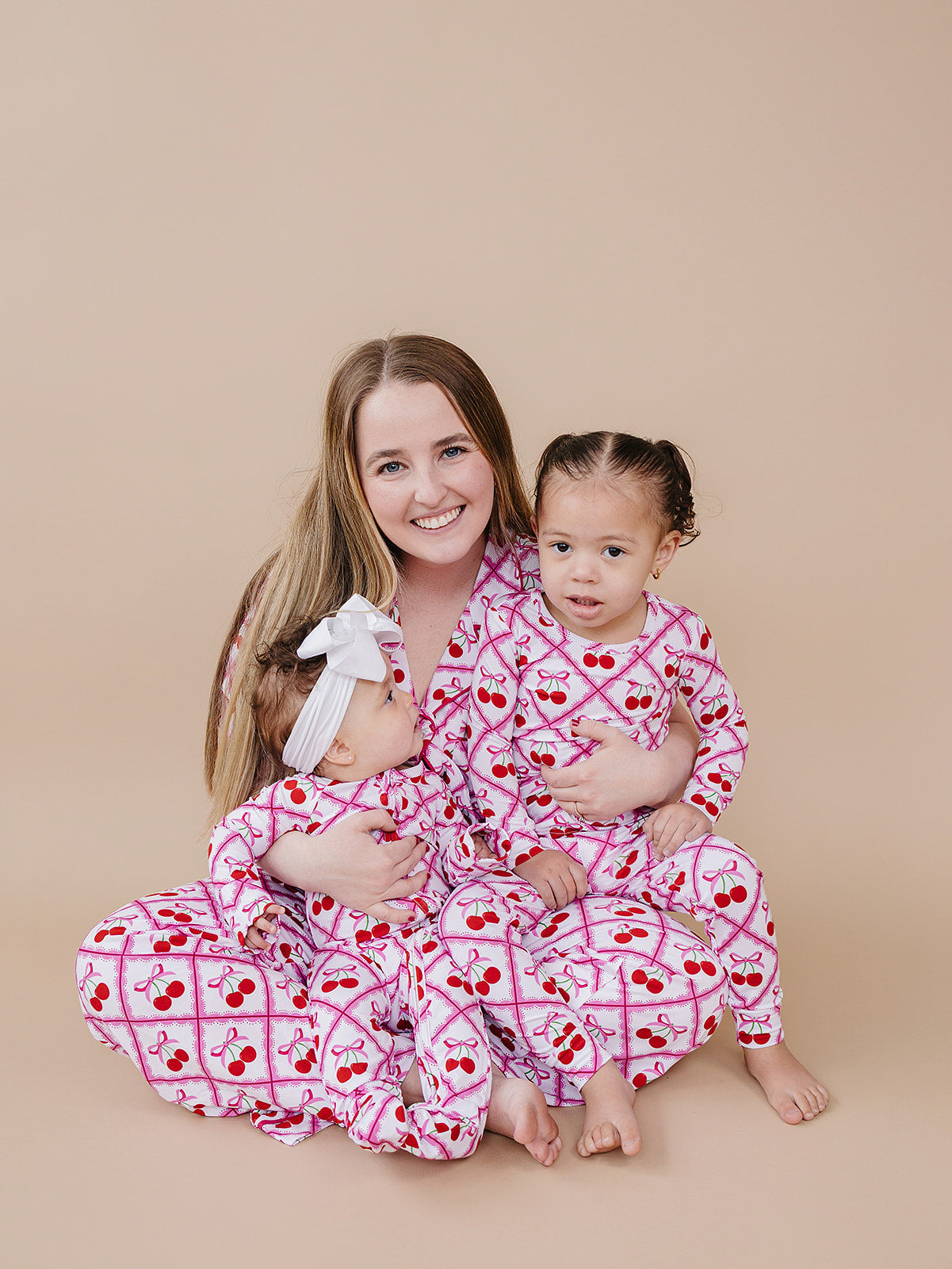 Bamboo Two Piece Set | Cherry Bow