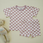 Tropical Haze Check 2pc Bamboo Lounge Set