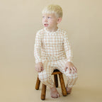 Pumpkin Plaid 2pc Bamboo Pajamas