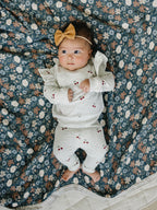 Cherry Ruffle French Terry Set
