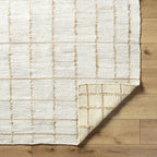 Zared Checkered Jute Area Rug
