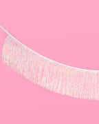Iridescent Fringe - iridescent foil banner