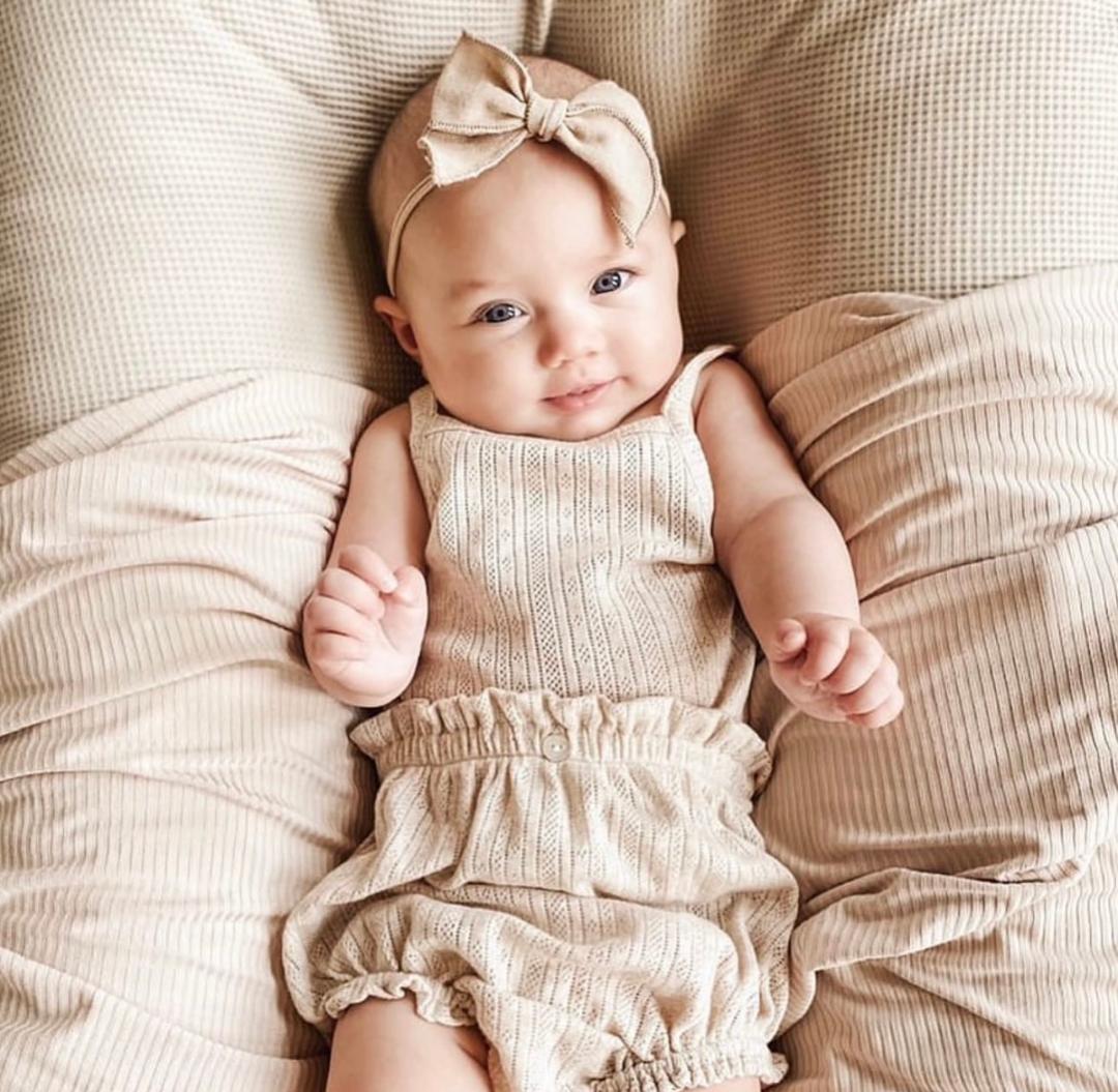 Cream Edged Bow