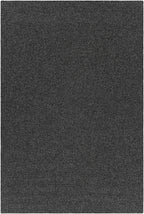 Black Braided Faux Jute Rug