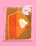 Left No Crumbs Banner - gold foil banner