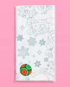 Color Me Merry Tablecloth - coloring tablecloth