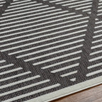 Anah 3D Black Outdoor Rug