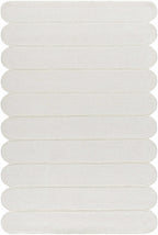 Tayte White Abstract Area Rug